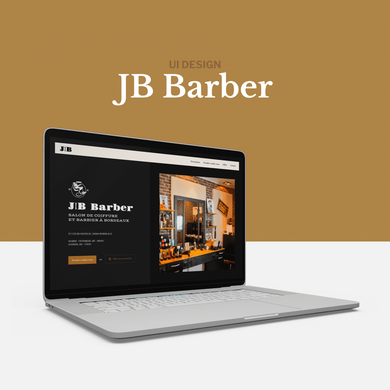 JB Barber - Bannière